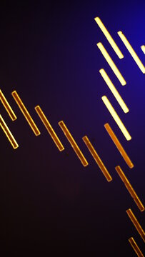 Zig zag neon background