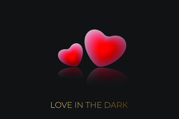 valentine card with heart