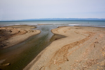 Mouth of River in Puget Sound