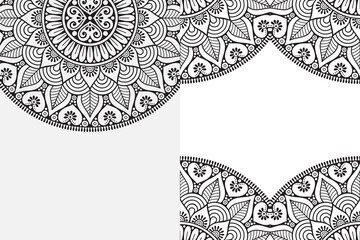 Mandala Ornament Pattern. Vintage decorative elements
