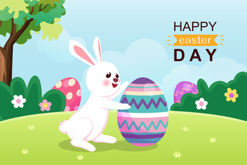 Happy Easter Vector Illustration