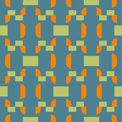 Simple abstract seamless pattern - decorative accent for any surfaces.