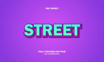 Fototapeta premium street style editable text effect