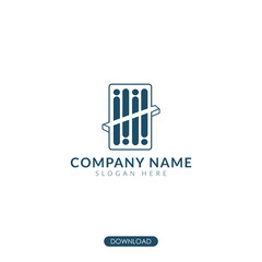abstract music logo suitable for music illustration