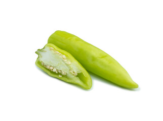 Bell pepper on white background, isolated