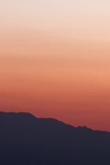 Twilight sunset background