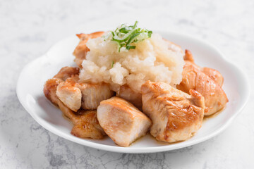 鶏肉の大根おろし
