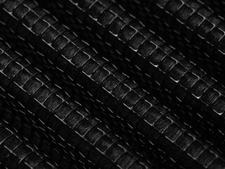 black and white industrial abstract background by closeup texture of car airconditioner purifier...