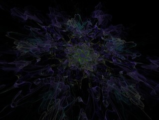 Imaginatory fractal background Image