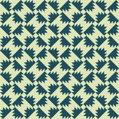 Vector seamless pattern with lettering Happy Easter and mandala shape. Perfect texture for your Easter printing and textile design, paper, fabric, book cover, web and magazine pages background.