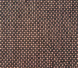 brown Tweed fabric texture with pink boucle, woven textile background