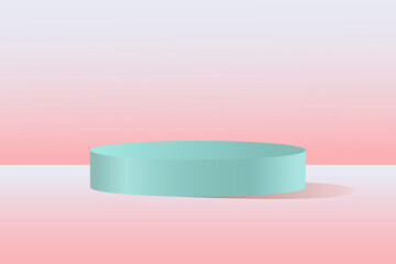 Background vector 3d  scene rendering with  podium and minimal scene platform, stage background 3d rendering pastel platform. scene 3d for show product