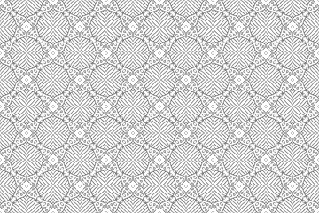 Seamless hand drawn pattern black and white