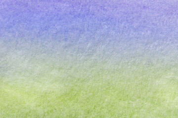 Abstract art background blue and green colors. Watercolor gradient on canvas.