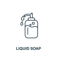 Liquid Soap icon. Simple element from personal hygiene collection. Creative Liquid Soap icon for web design, templates, infographics and more
