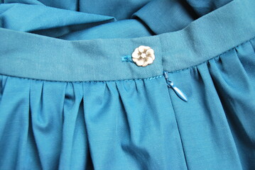 cotton fabric denim silk indigo color