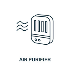 Air Purifier icon. Simple element from personal hygiene collection. Creative Air Purifier icon for web design, templates, infographics and more