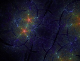 Imaginatory fractal background Image