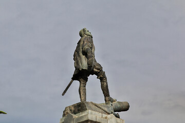 Magellan Monument in Punta Arenas, Patagonia, Chile