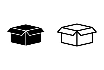 Box icon set. box vector icon, package, parcel