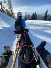 Rodelbahn am Skigebiet Kellerjoch am Arbeser Hecher Pillberg in der Nähe von Schwaz Wattens...