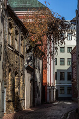 View of Riga on a sunny spring morning