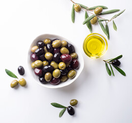 olives and olive oil