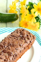 Zucchini Chocolate Chip Loaf Bread