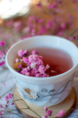 book and flowers, spring mood