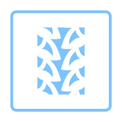 Obraz premium Bike Tyre Print Icon