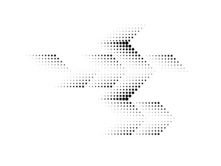 Linear halftone dots Design .elements for your design. vector illustration
