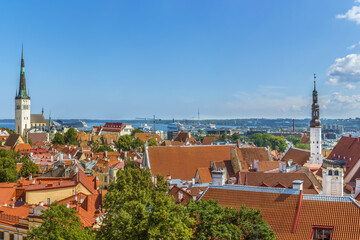 Obraz premium View of Tallinn, Estonia