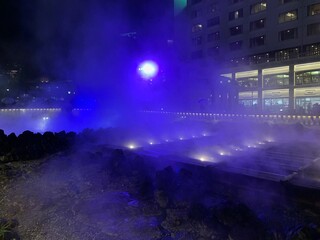 夜の湯の花