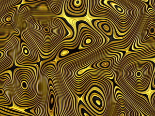 3D rendered abstract gold background