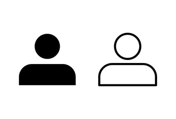 people icon set. person icon vector. User Icon vector