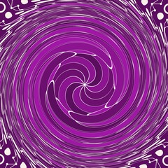 Geometry abstract background with stripes. Curved lines.