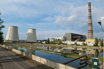 View on the heat electric power station