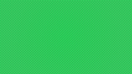 Abstract green background in halftone style with circles of different diameters in the form of a circular gradient