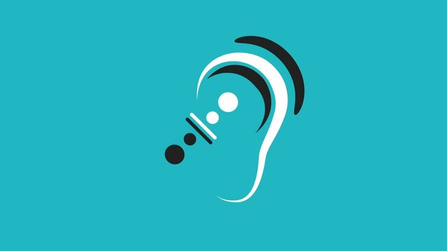 hearing, ear aid illustration concept