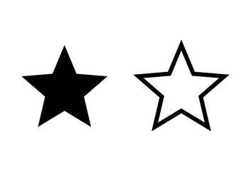 Obraz premium Star Icon set. rating icon vector. favourite star icon