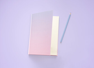 flat lay stationery