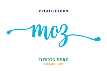 MOZ lettering logo is simple, easy to understand and authoritative