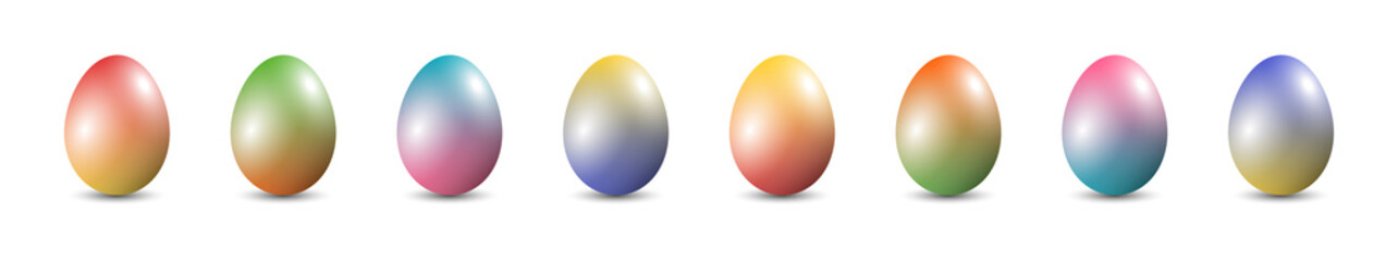 Bunte Vektor Ostereier