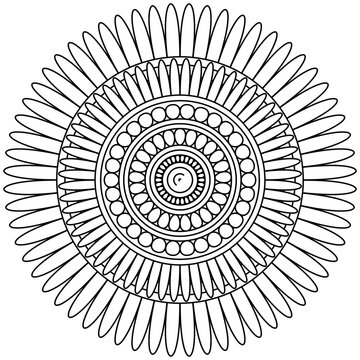 Blank Mandala Template Blank Mandala Template