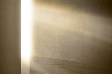 Mosque door with a bright light