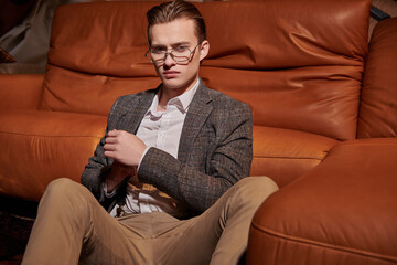 Obraz premium male business style