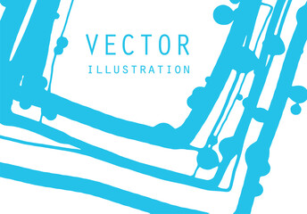 Artistic creative universal cards. Hand Drawn textures.