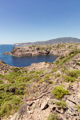 Fototapeta premium coast of cap of creus in the north of spain in mediterranean sea near cadaques in girona