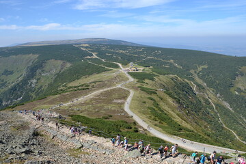 view from the top of the mountain
