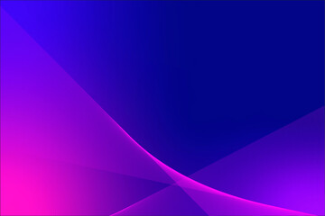 Abstract purple blue neon background vector lines image in dynamic futuristic shape with editable strokes